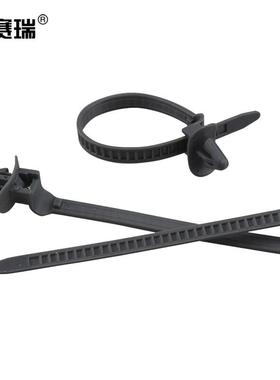 安赛瑞插销式尼龙扎带244855×130mm灰色500个/包