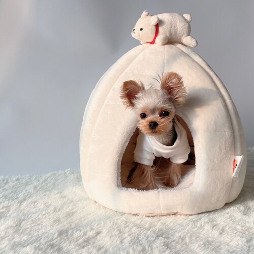 小型犬封闭式狗窝约克夏