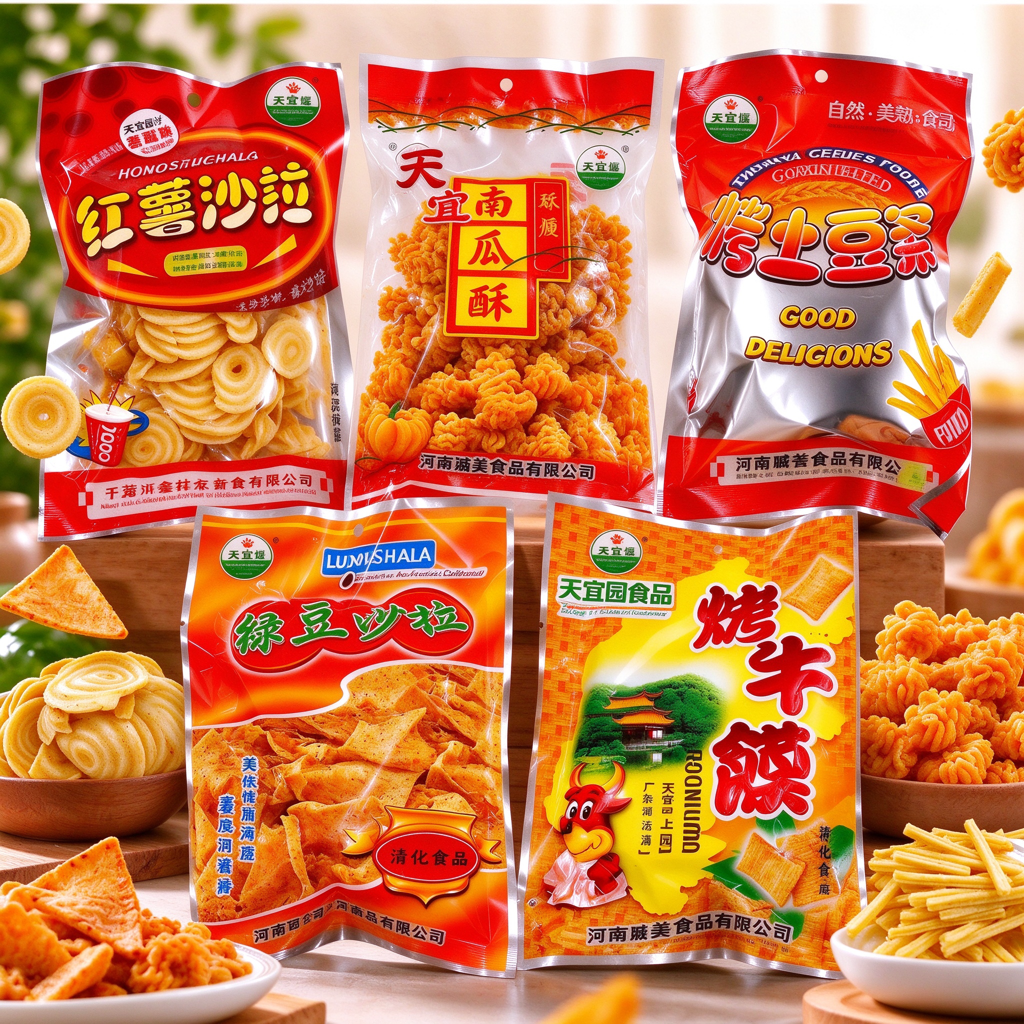 烤牛馍天宜园南瓜酥怀旧河南特产