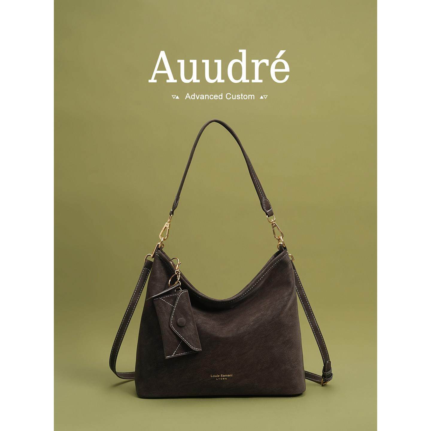 天锚国际高级感复古大容量单肩腋下包女2026新款秋冬通勤斜挎水桶,箱包皮具/热销女包/男包,腋下包,淘宝优惠券,粉丝福利购,淘宝优惠卷