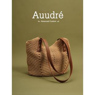 天锚国际夏天编织草编大容量包包女2026新款海边度假沙滩单肩托托