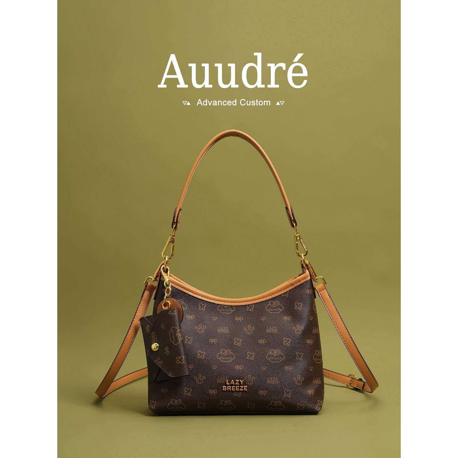 天锚国际时尚覆古大容量单肩腋下包包女式2026新款百搭斜挎包水桶,箱包皮具/热销女包/男包,腋下包,淘宝优惠券,粉丝福利购,淘宝优惠卷