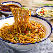 面厨娘武汉热干面湖北特产碱水面拌面带调料独立包装 180g 6袋