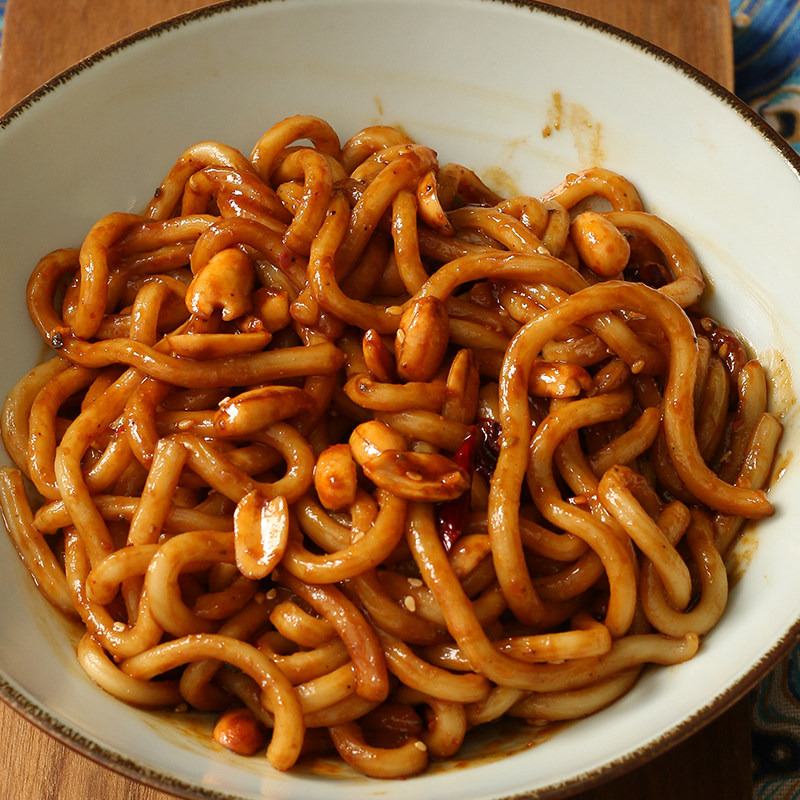 面厨娘四川成都特色甜水面1人份甜辣味方便速食可泡可煮鲜面拌面