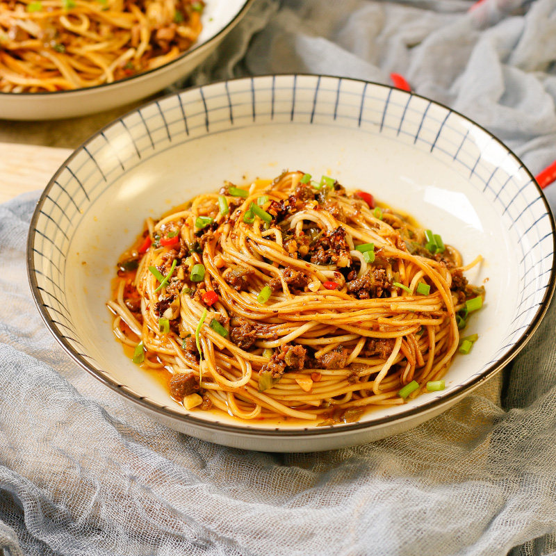 面厨娘私房杂酱面1人份四川炸酱臊子碱水面干拌面非油炸带调料包