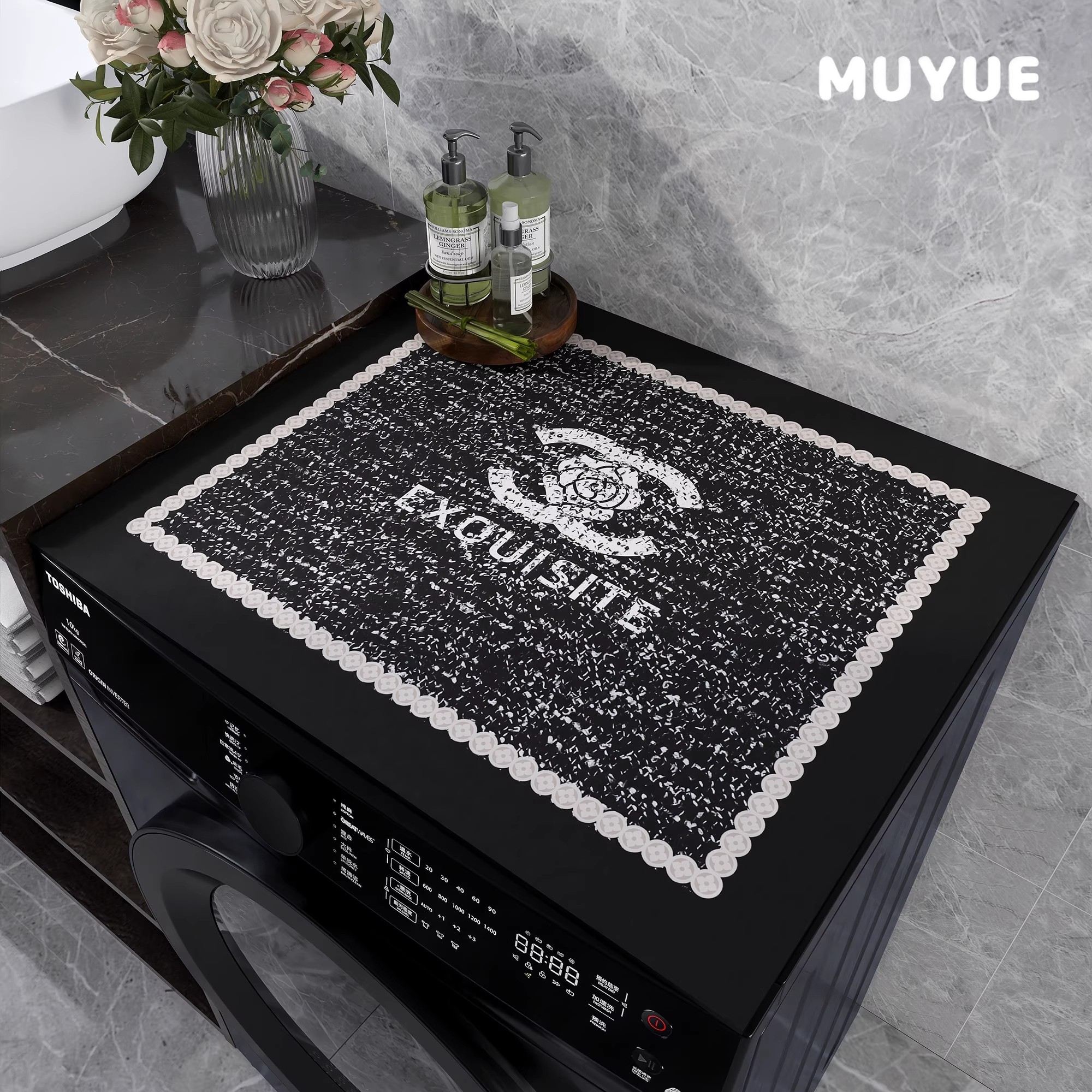 2025新款滚筒洗衣机防晒罩家用单双开门冰箱顶部防尘盖布床头柜垫,居家布艺,家用脚垫,淘宝优惠券,粉丝福利购,淘宝优惠卷