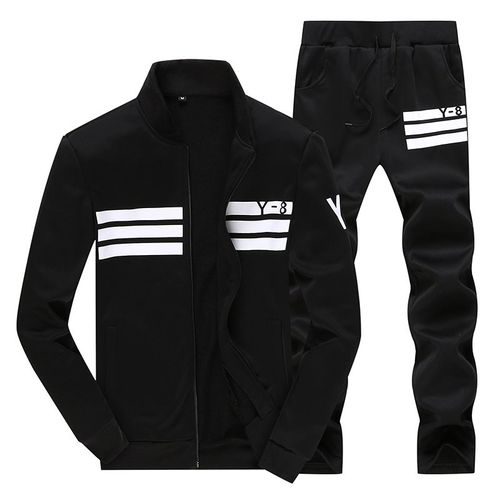 Men Tracksuit Set Jogger suit Jacket +Pants male Sweatshirt