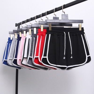 Casual high waisted running wide leg pants休闲高腰跑步阔腿裤