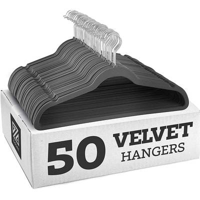 Non slip velvet clothes hanger dress Coat Hanger holder rack