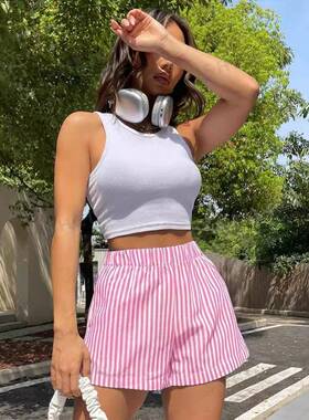 2025 shorts beach wide leg shorts for women