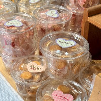 雪花酥饼干糖果透明包装打包盒