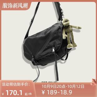 CHAOFANJI 日系潮牌斜挎包男女中性款单肩包学生工装包背包防水
