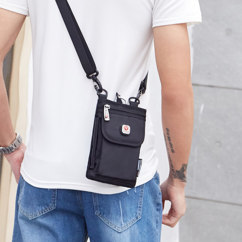 男士单肩包斜跨小挎包多功能6.8寸穿皮带手机腰包帆布运动背包6.7,箱包皮具/热销女包/男包,男士包袋,淘宝优惠券,粉丝福利购,淘宝优惠卷