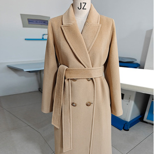 加厚山羊绒进口CashMere带里衬白色黑色零下20度保暖羊绒大衣女