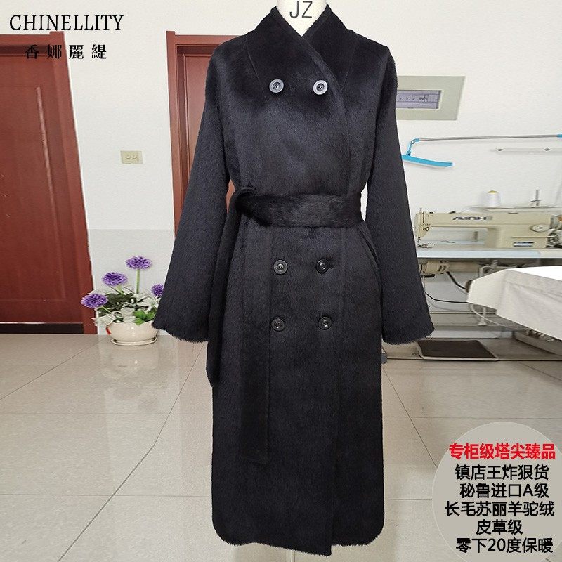 镇店秘鲁进口A级苏丽长毛羊驼皮草级中长款大衣超保暖毛呢外套女,女装/女士精品,毛呢外套,淘宝优惠券,粉丝福利购,淘宝优惠卷
