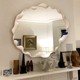 法式 异形装 饰镜家用客厅餐厅背景墙艺术玄关镜奶油风卫生间浴室镜