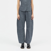 女 domino Mark inLESS 棉麻直筒牛仔裤 kenly PELLA 裤 tan 西装