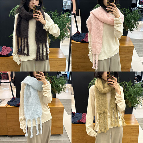 JIL SANDER【7折合集】PLAIN SCARF 围巾 折扣款不换