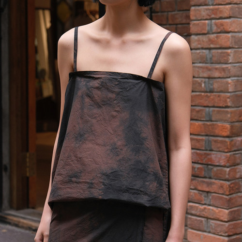 【SALE】Gabriela coll garments POPLIN STRAPTOP 纯棉吊带上衣