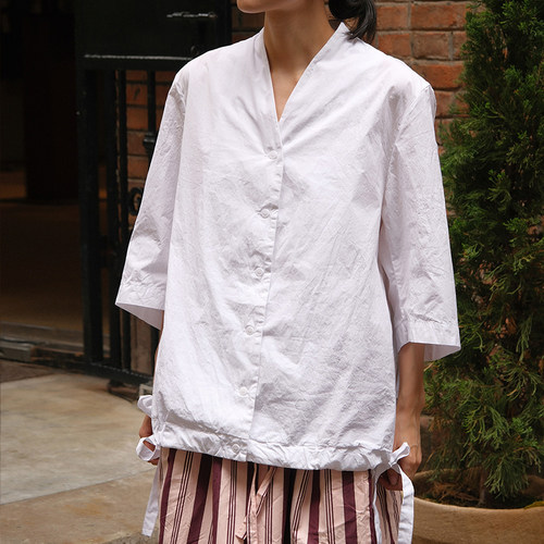 inLESS丨Casey Casey PUDDY SHIRT 绑带衬衫