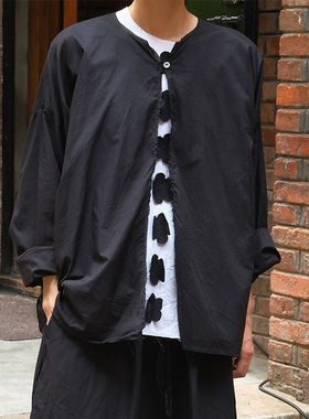 inLESS丨SCHA 1863 Open Front Long Sleeve 纯棉长袖上衣女长袖