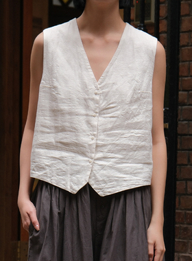 inLESS | Elsa Esturgie peau vest 亚麻棉背心