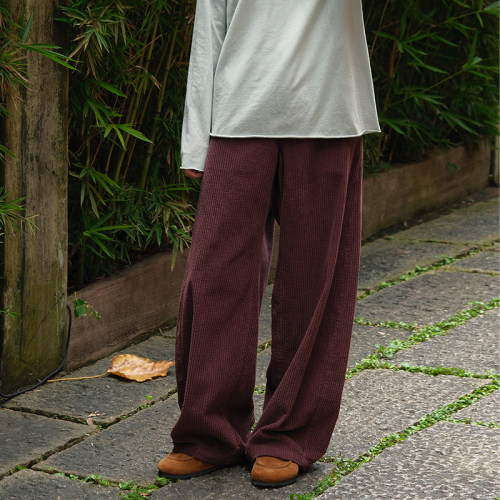 inLESS｜Labo.art  PANTA SBAM - VELLUTO 纯棉长裤