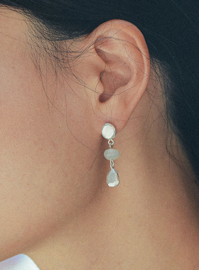 inLESS | 乌鸦巢 Crow's Aerie 斑驳宝石耳钉