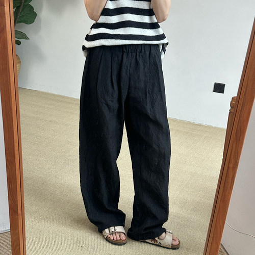 inLESS丨Apuntob P1382/TS963 亚麻长裤女休闲裤