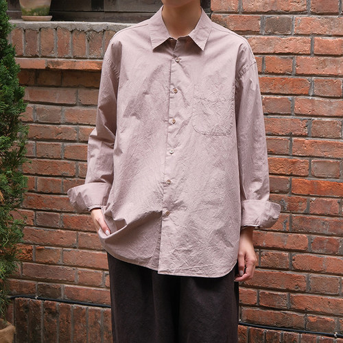 inLESS｜YOKO SAKAMOTO REGULAR COLLAR SHIRT 纯棉衬衫上衣女