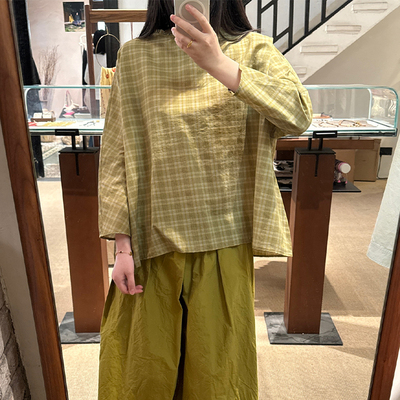 inLESS丨Apuntob P2017/TS948 格纹棉丝衬衫