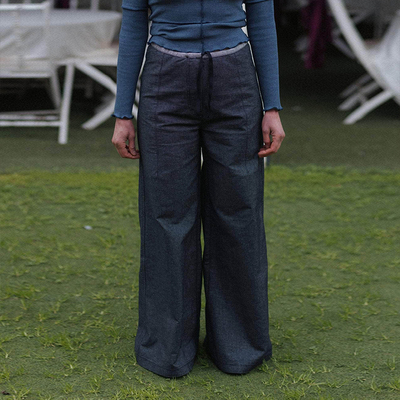 inLESS | Baserange ARTHUR LOOSE PANTS 棉涤纶混纺长裤休闲裤女