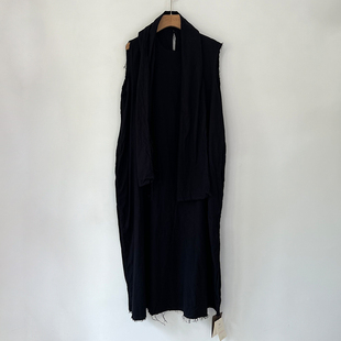 SCHA SLEEVE inLESS 1930 连衣裙女 SCARF 中长无袖