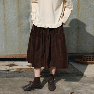 inLESS｜Sejour 平绒碎褶半身裙 Vol.05