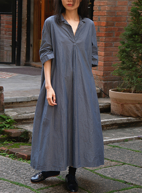 inLESS丨Manuelle Guibal 7039 Robe tunique LOOMI 纯棉连衣裙女