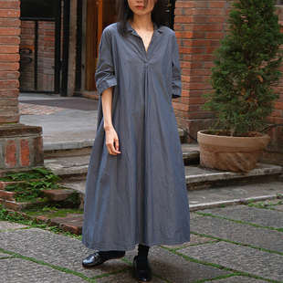 inLESS丨Manuelle Guibal 7039 Robe tunique LOOMI 纯棉连衣裙女