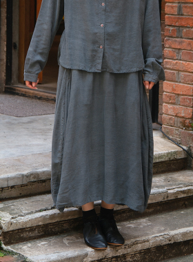 【SALE】HANNOH WESSEL F25351-10 双层半身裙女