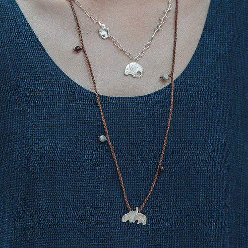 inLESS | 乌鸦巢 Crow's Aerie 对象编织串珠项链