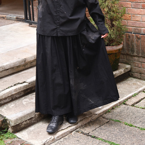 【SALE】PAS DE CALAIS 格纹褶裥半身裙女