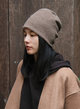 inLESS丨AVIVA JIFEI XUE Reversible Beanie 羊毛双面针织帽