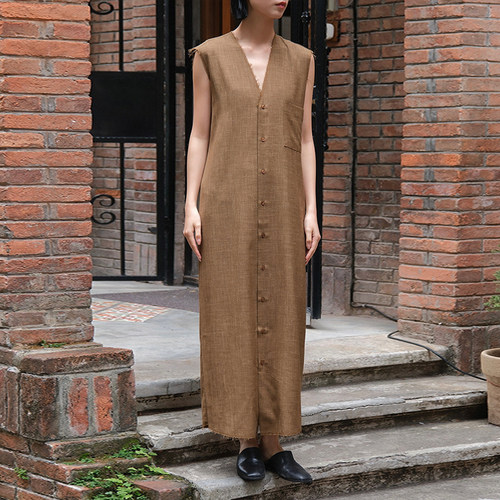 【SALE】Gabriela coll garments SUMMER WOOL 羊毛真丝连衣裙