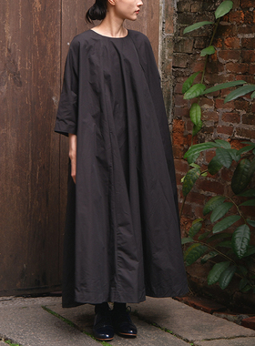 inLESS丨Casey Casey SOLEIL DRESS 纯棉连衣裙五分袖长裙女