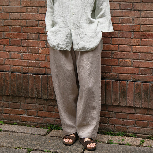 inLESS｜YOKO SAKAMOTO WIDE EASY PANTS 汉麻长裤休闲裤女