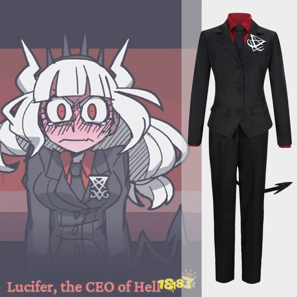 小丸子 地狱把妹王 helltaker 堕落天使 路西法cosplay女装套装