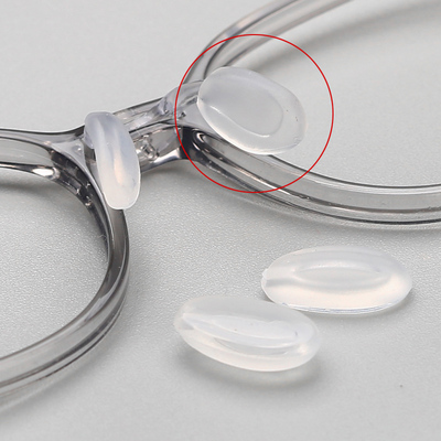 适用李白儿童眼镜鼻托套眼镜鼻托支架底部套入插入式硅胶套鼻托