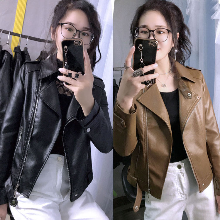 小皮衣外套女2025春秋新款海宁机车服修身时尚洋气拉链短款皮夹克