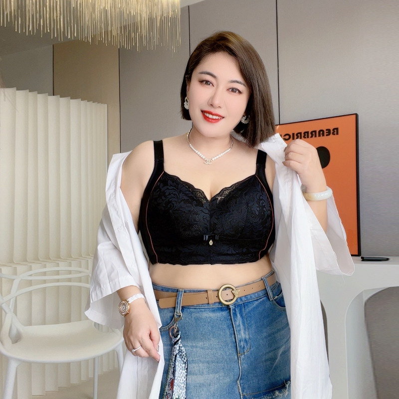 上托收副乳无钢圈蜂巢杯大胸显小