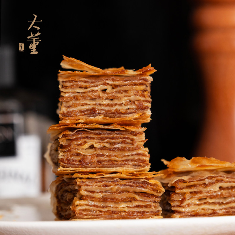 大董千层肉饼空气炸锅加热即食图片