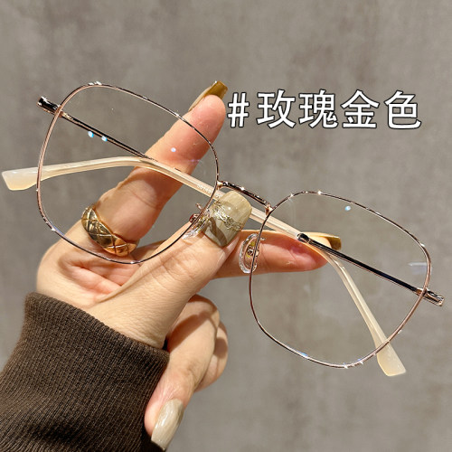 ZSCC韩系复古大框眼镜近视女显白