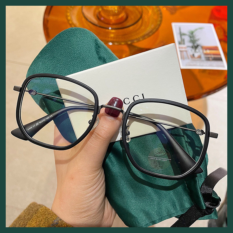 复古眼镜框防辐射抗蓝光近视女韩版潮圆脸显瘦近视眼镜女可配度数,ZIPPO/瑞士军刀/眼镜,定制成品光学镜,淘宝优惠券,粉丝福利购,淘宝优惠卷